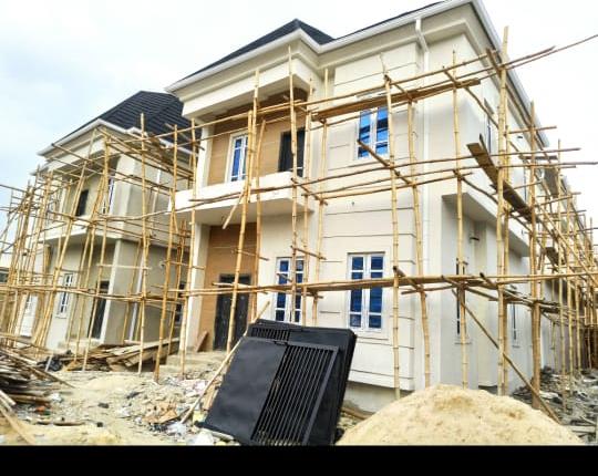 Clean cropped building renovation image